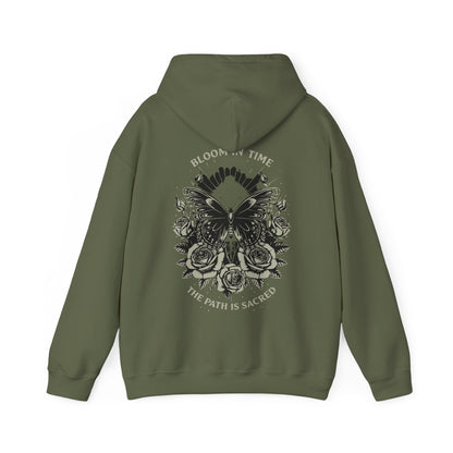 Bloom in Time Unisex Heavy Blend™ Hooded Sweatshirt - StyleMZ - Stylemz