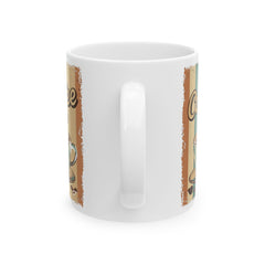 Taza de cerámica "Corea, es hora del café" (11 oz, 15 oz) - StyleMZ 