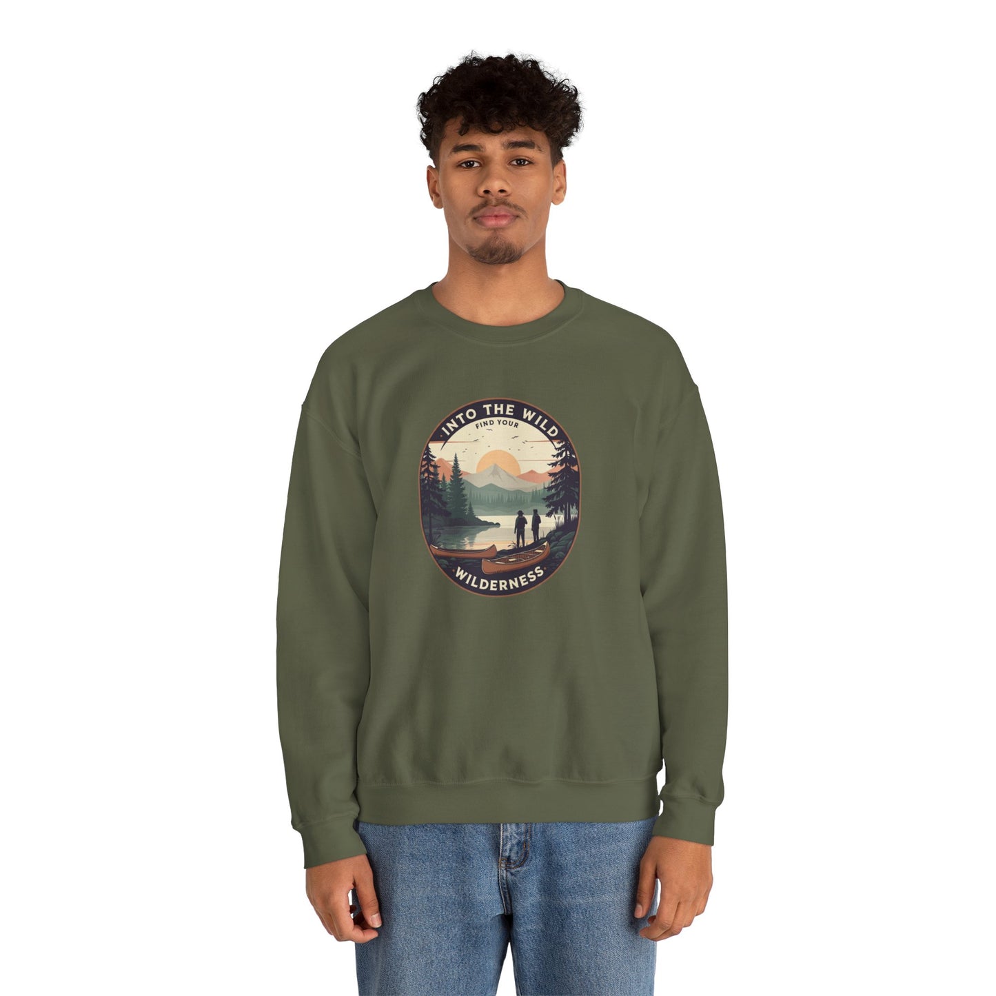 Into the Wild Unisex Heavy Blend™ Crewneck Sweatshirt - StyleMZ