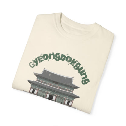 Gyeongbokgung Geunjeongjeonjeon Unisex Garment-Dyed T-shirt  - Korea  - StyleMZ