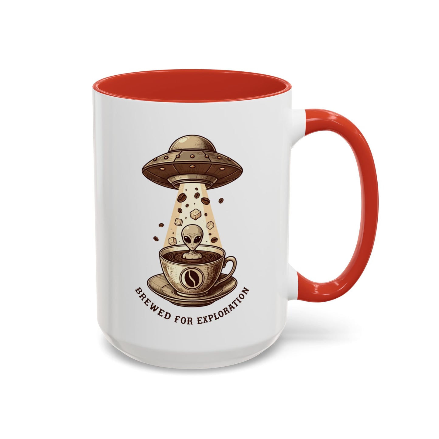 Brewed for exploration Accent Coffee Mug (11, 15oz) - StyleMZ - Stylemz