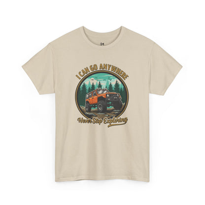 I can go anywhere Unisex Heavy Cotton Tee - Stylemz