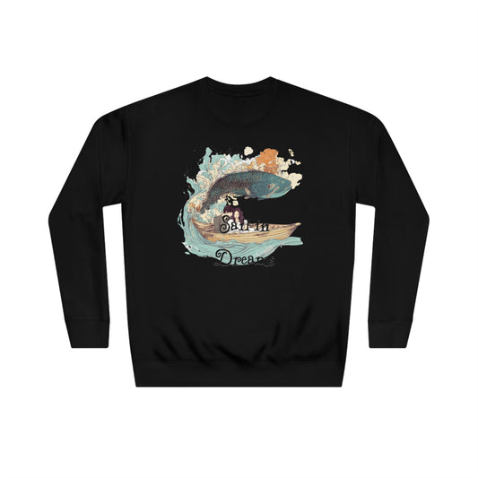 Korea -  Sail in dreams Unisex Crew Sweatshirt  - StyleMZ