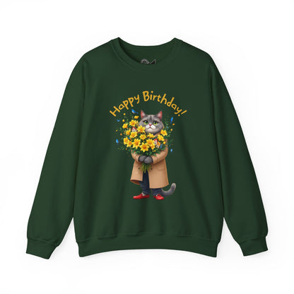 Happy Birthday! Unisex Heavy Blend™ Crewneck Sweatshirt - StyleMZ