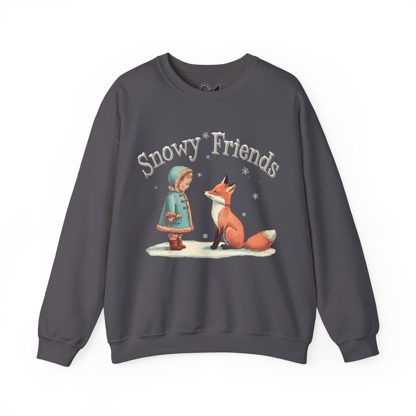 Snowy Friends Unisex Heavy Blend™ Crewneck Sweatshirt - StyleMZ - Stylemz