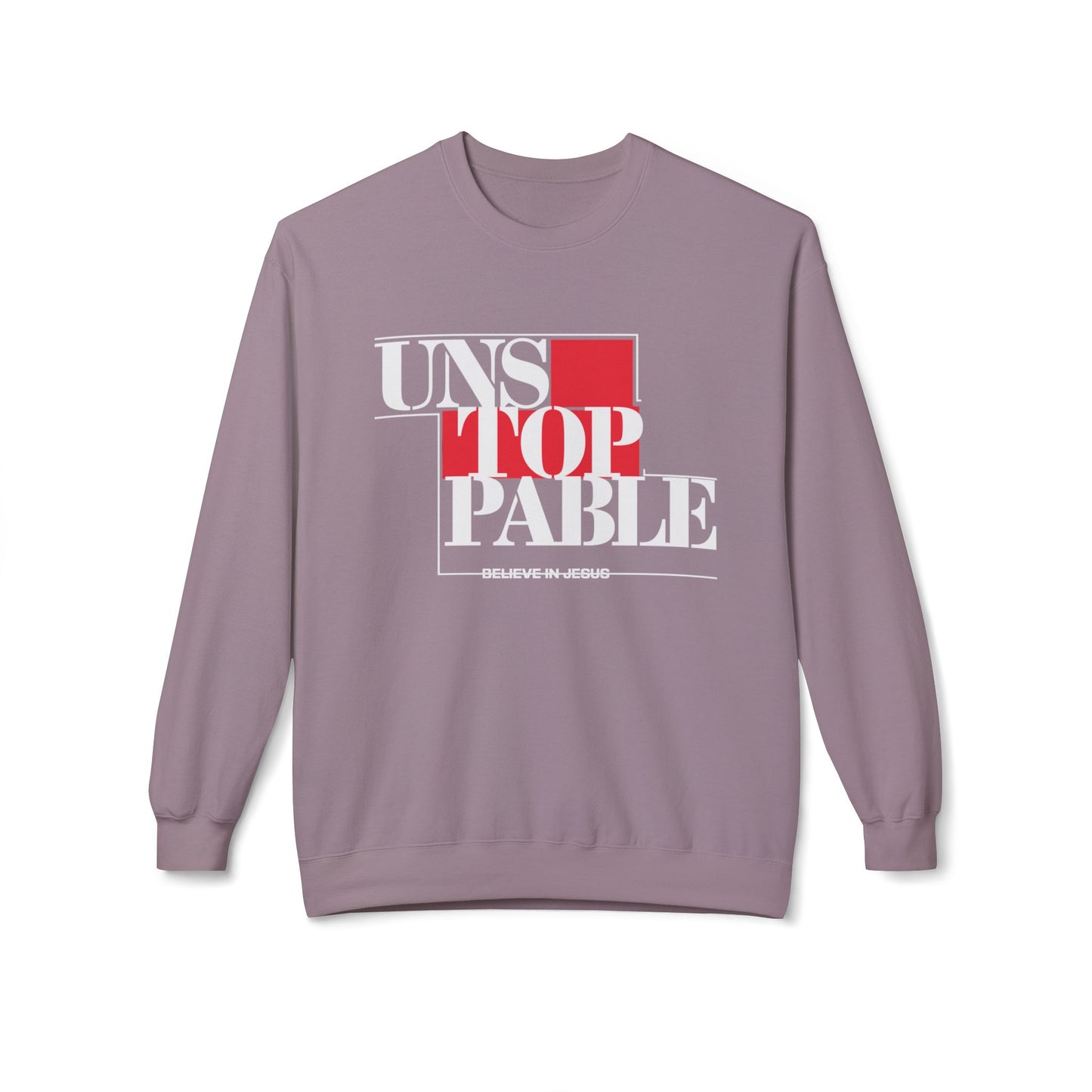 Unstoppable Unisex Midweight Softstyle Fleece Crewneck Sweatshirt - StyleMZ