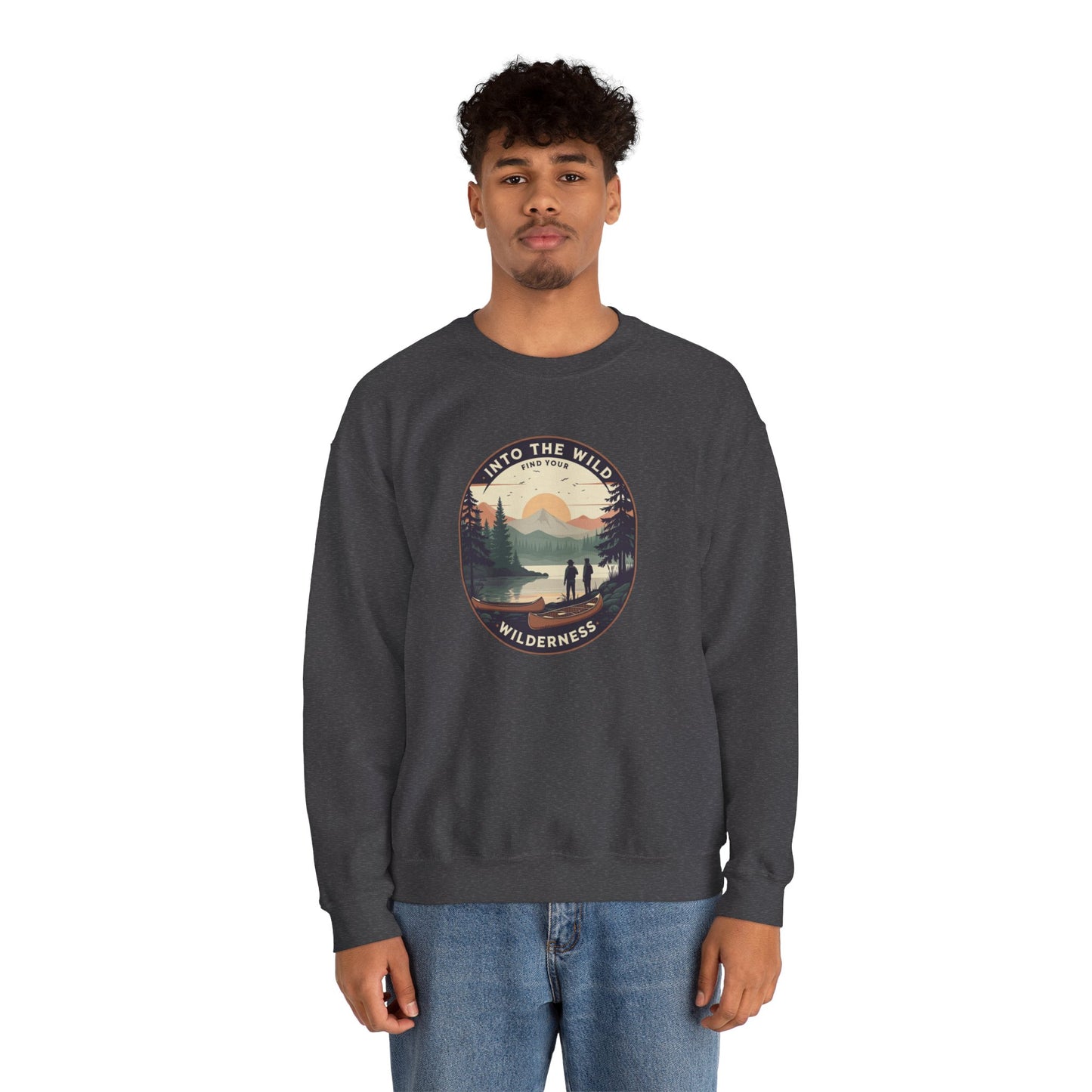 Into the Wild Unisex Heavy Blend™ Crewneck Sweatshirt - StyleMZ