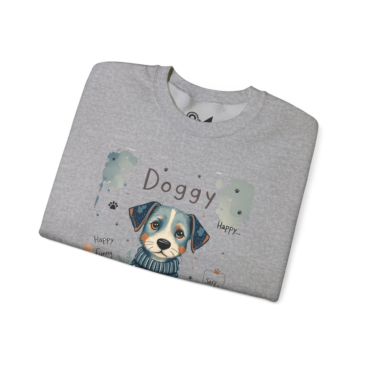 Doggy fun, safe Unisex Heavy Blend™ Crewneck Sweatshirt - StyleMZ