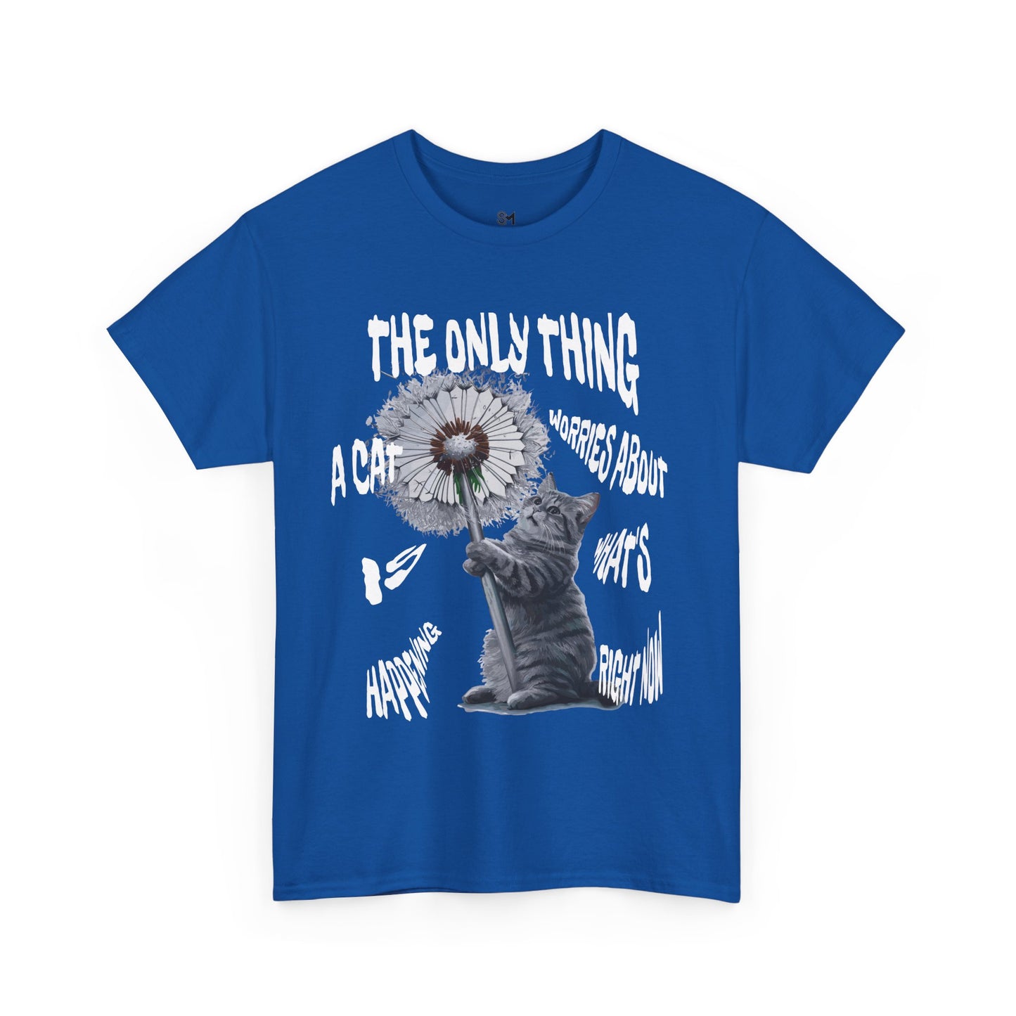 Cat worries Unisex Heavy Cotton Tee