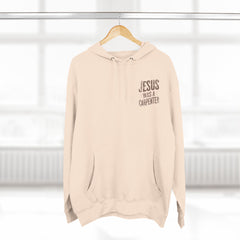 Jesus was a carpenter Three-Panel Fleece Hoodie  - Korea  - StyleMZ