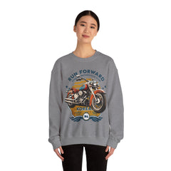 Run forward Unisex Heavy Blend™ Crewneck Sweatshirt  - StyleMZ