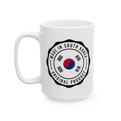 Corea - Taza de cerámica Taegeukgi, (11 oz, 15 oz) - StyleMZ 