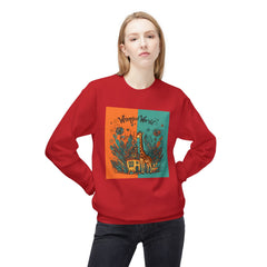 Korea -  Whimsical World Unisex Midweight Softstyle Fleece Crewneck Sweatshirt  - StyleMZ