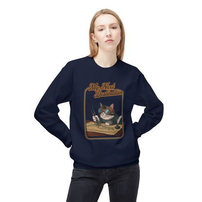 My next destintion Unisex Midweight Softstyle Fleece Crewneck Sweatshirt - StyleMZ