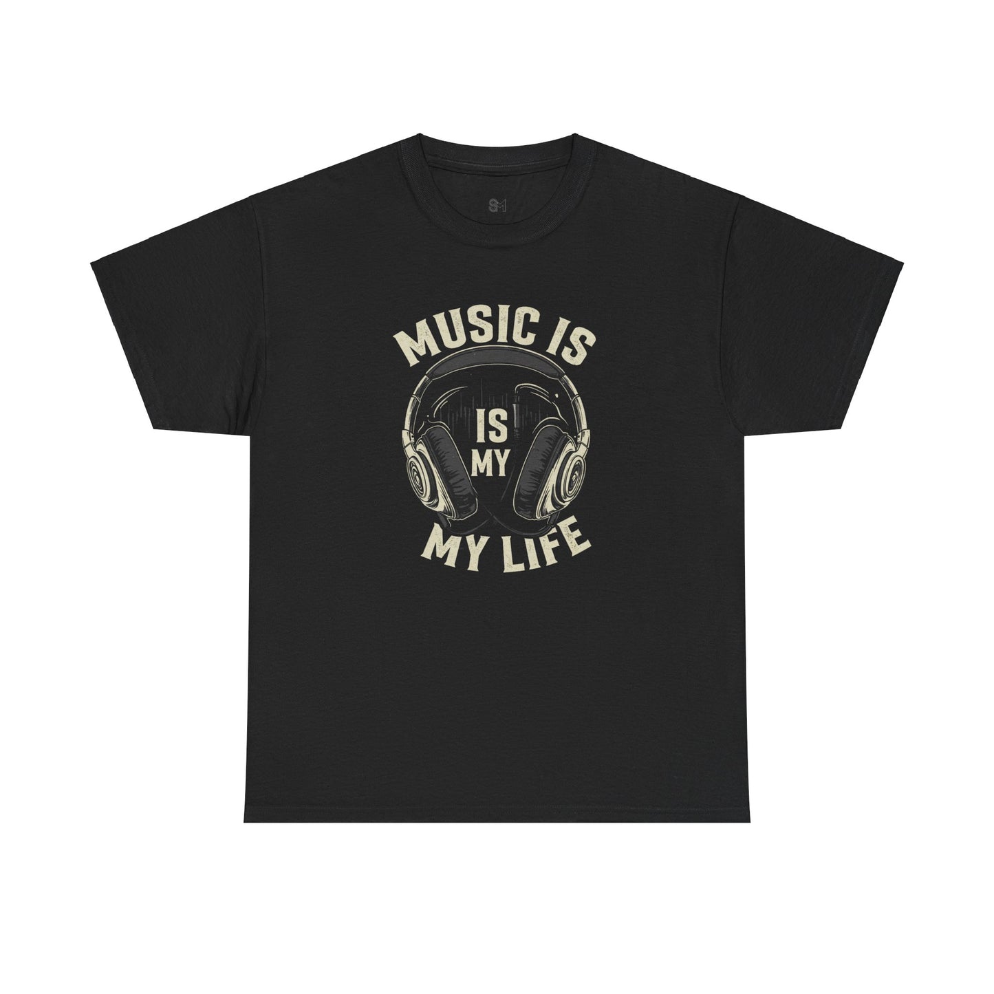 Music is my life Unisex Heavy Cotton Tee