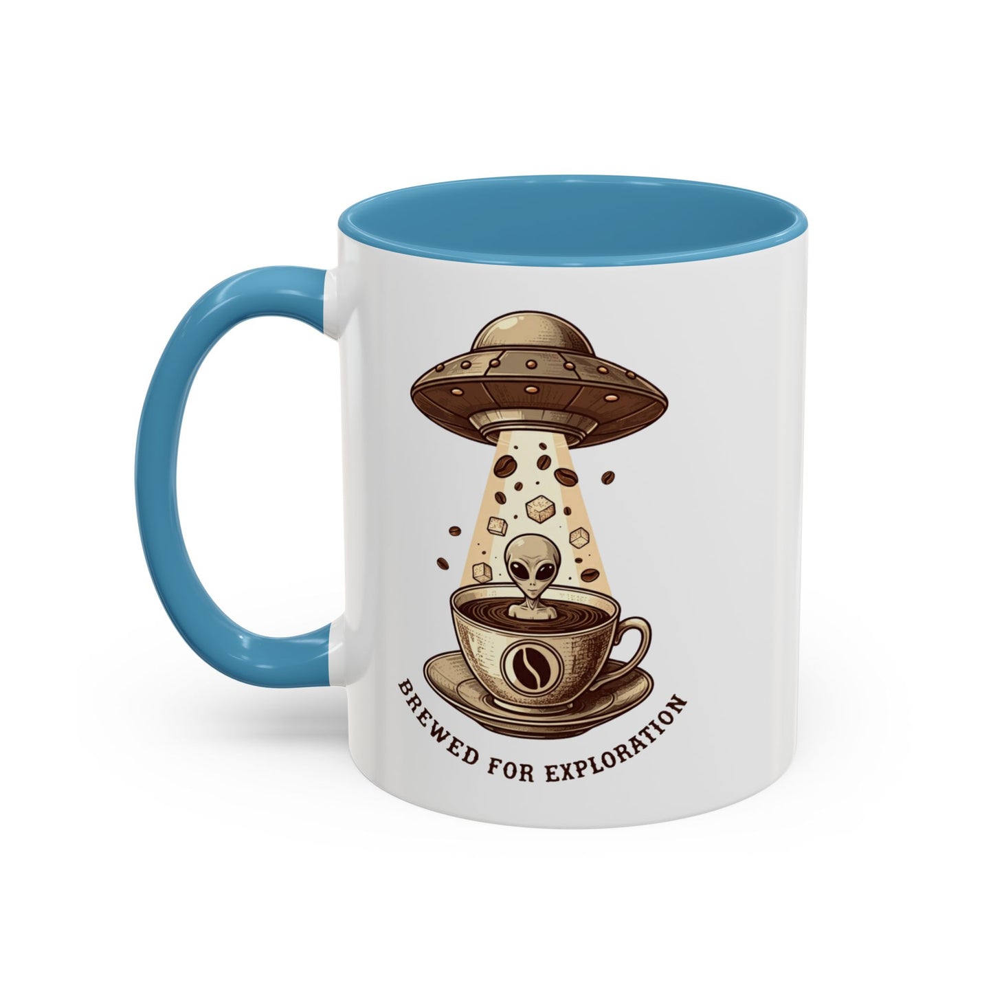 Brewed for exploration Accent Coffee Mug (11, 15oz) - StyleMZ - Stylemz