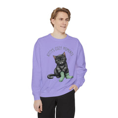 Corea - Momento acogedor de Kittt Sudadera unisex teñida en prenda - StyleMZ 