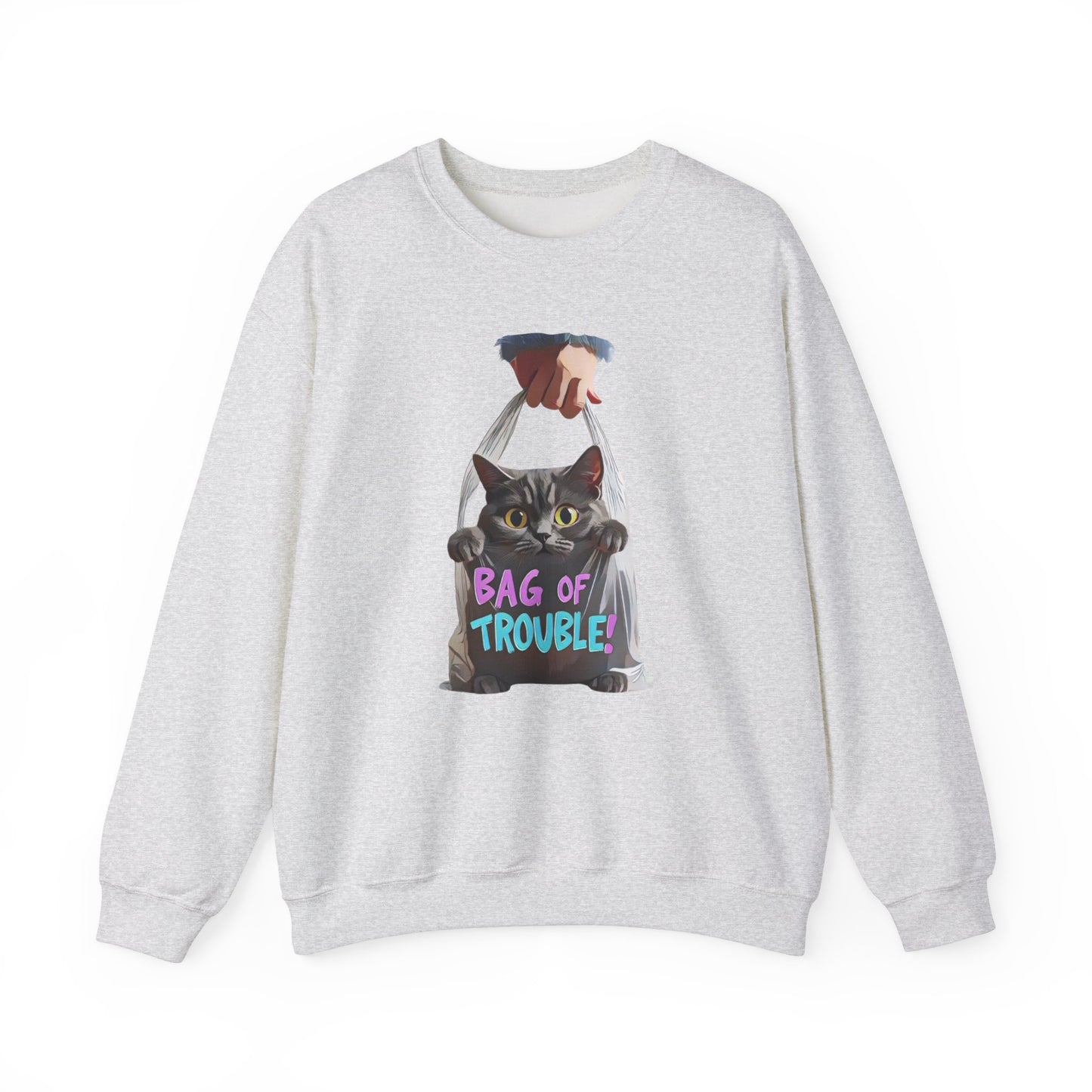 Bag of trouble Unisex Heavy Blend™ Crewneck Sweatshirt - StyleMZ