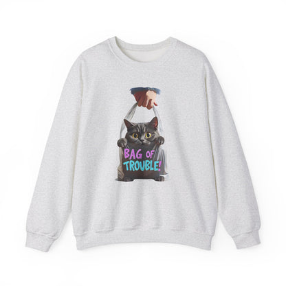 Bag of trouble Unisex Heavy Blend™ Crewneck Sweatshirt - StyleMZ - Stylemz