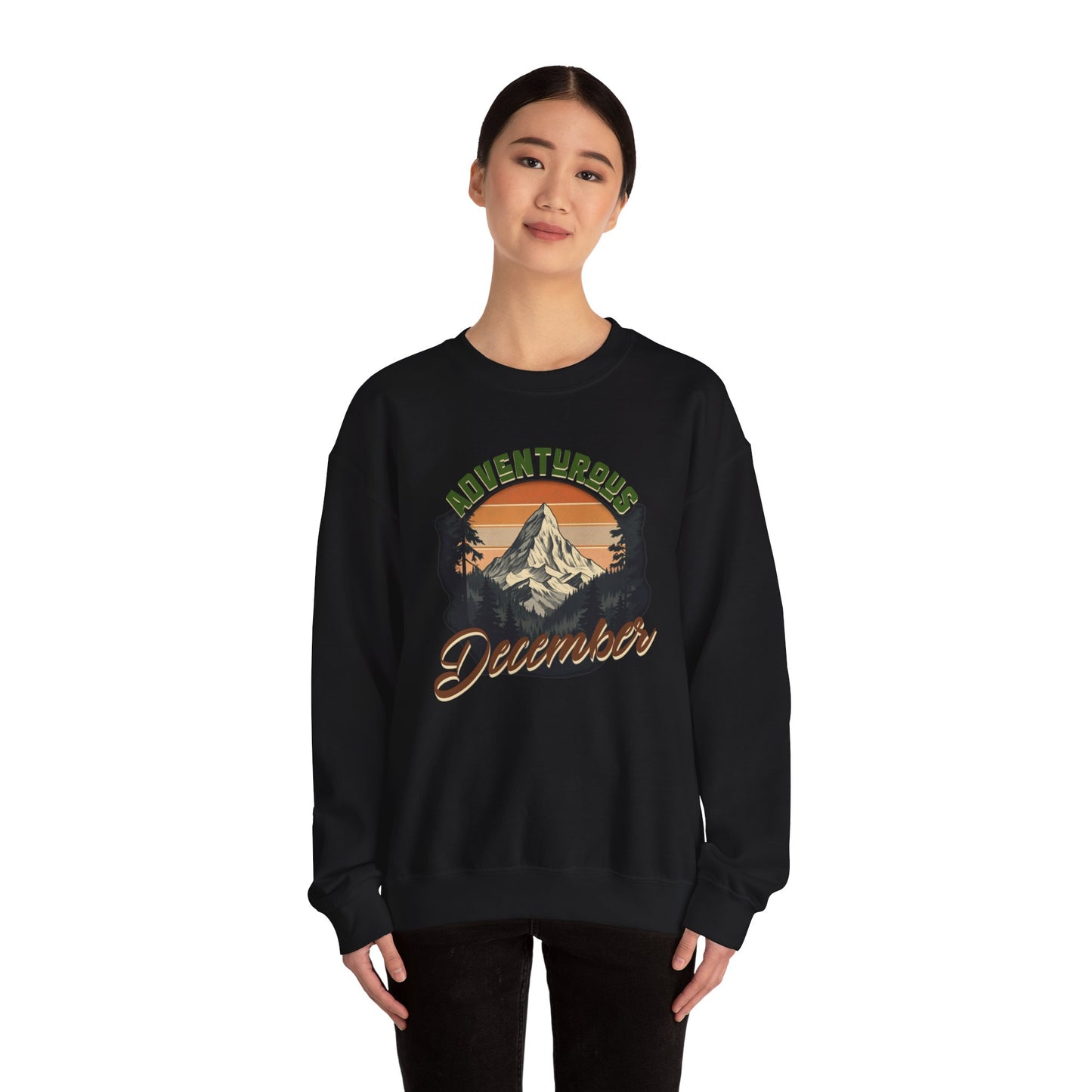 Adventurous December Unisex Heavy Blend™ Crewneck Sweatshirt - StyleMZ