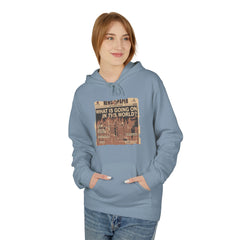 What's going on in this world Unisex Midweight Softstyle Fleece Hoodie  - Korea  - StyleMZ