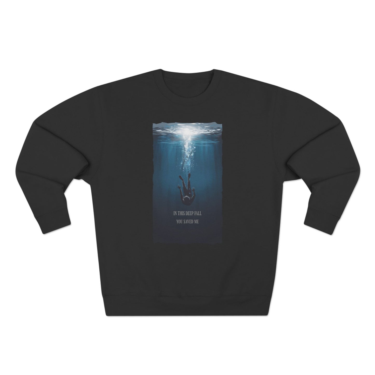 Korea -  In this deep fall, you saved me Unisex Crewneck Sweatshirt  - StyleMZ