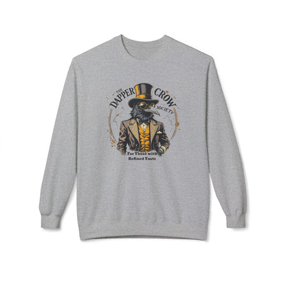 The dapper craw society Unisex Midweight Softstyle Fleece Crewneck Sweatshirt - StyleMZ