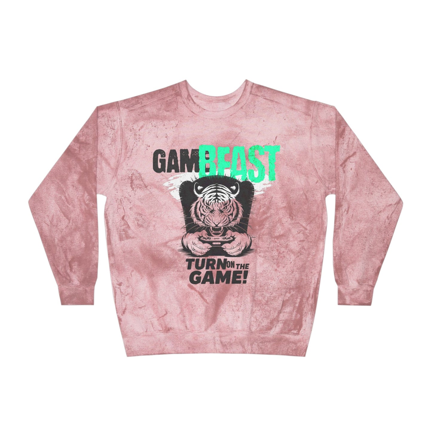 Korea -  Game Beast Unisex Color Blast Crewneck Sweatshirt  - StyleMZ