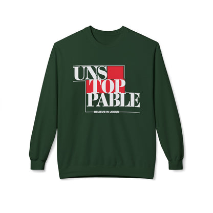 Unstoppable Unisex Midweight Softstyle Fleece Crewneck Sweatshirt - StyleMZ