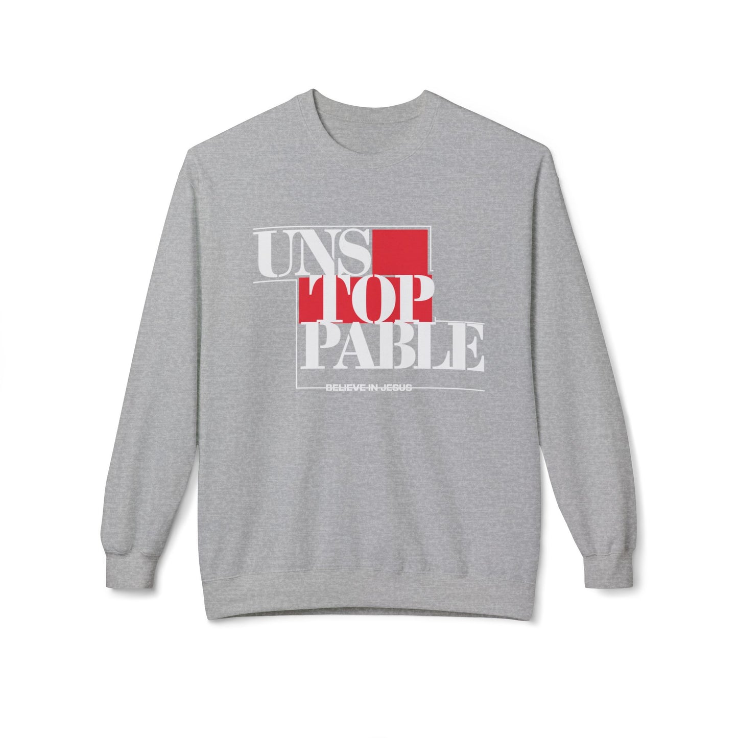 Unstoppable Unisex Midweight Softstyle Fleece Crewneck Sweatshirt - StyleMZ