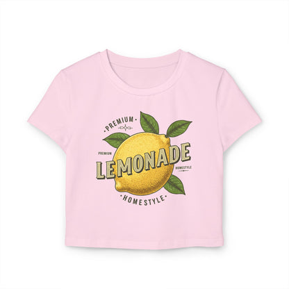 Premium Lemonade Women's Baby Tee - Refreshing Summer Vibes