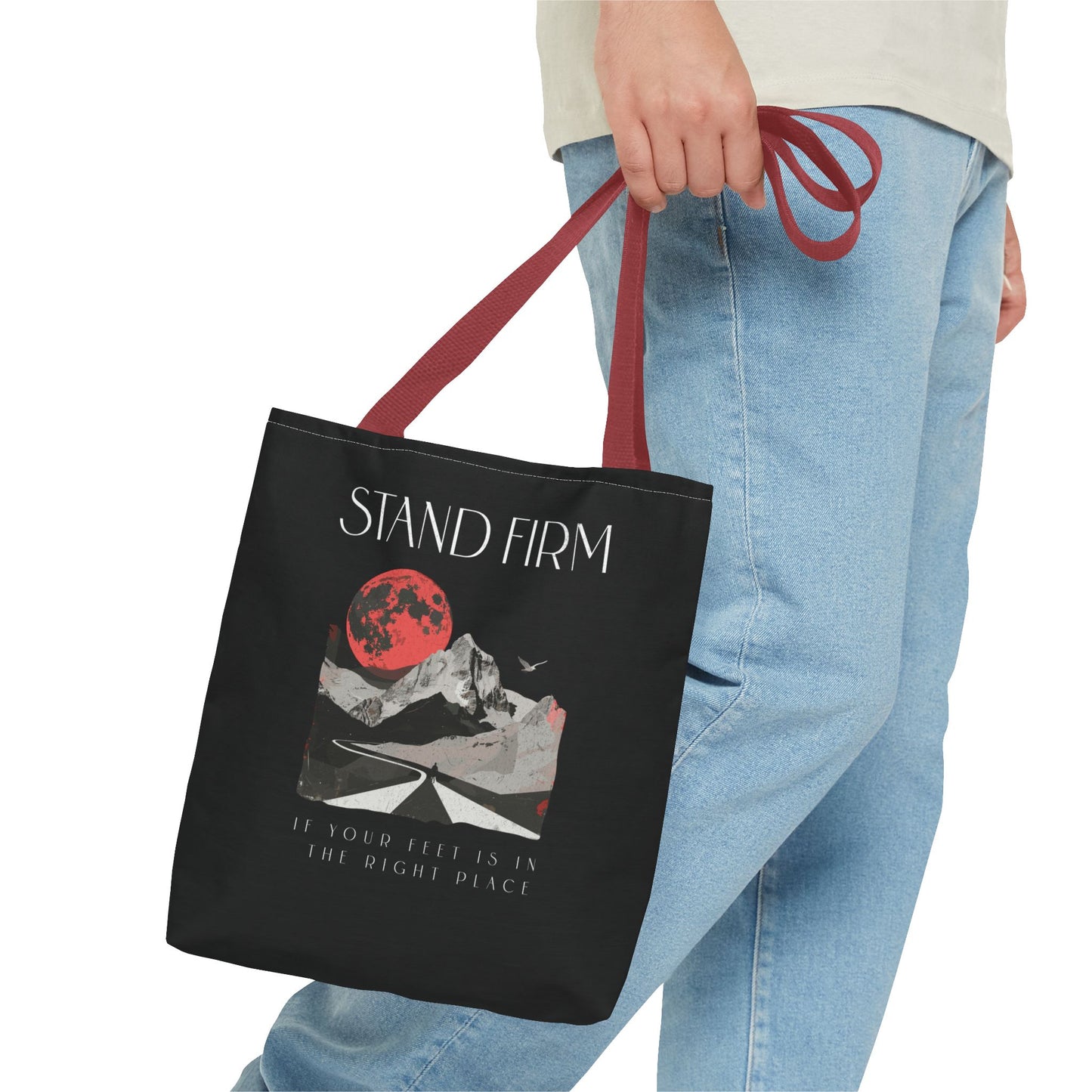 Stand firm Tote Bag (AOP) - StyleMZ