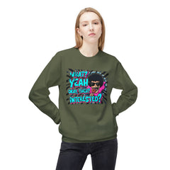 Interested? Unisex Midweight Softstyle Fleece Crewneck Sweatshirt  - Korea  - StyleMZ