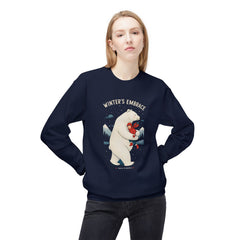 Korea -  Winter's embrace Unisex Midweight Softstyle Fleece Crewneck Sweatshirt  - StyleMZ