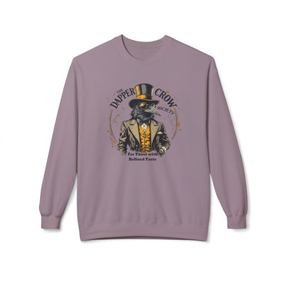 The dapper craw society Unisex Midweight Softstyle Fleece Crewneck Sweatshirt - StyleMZ