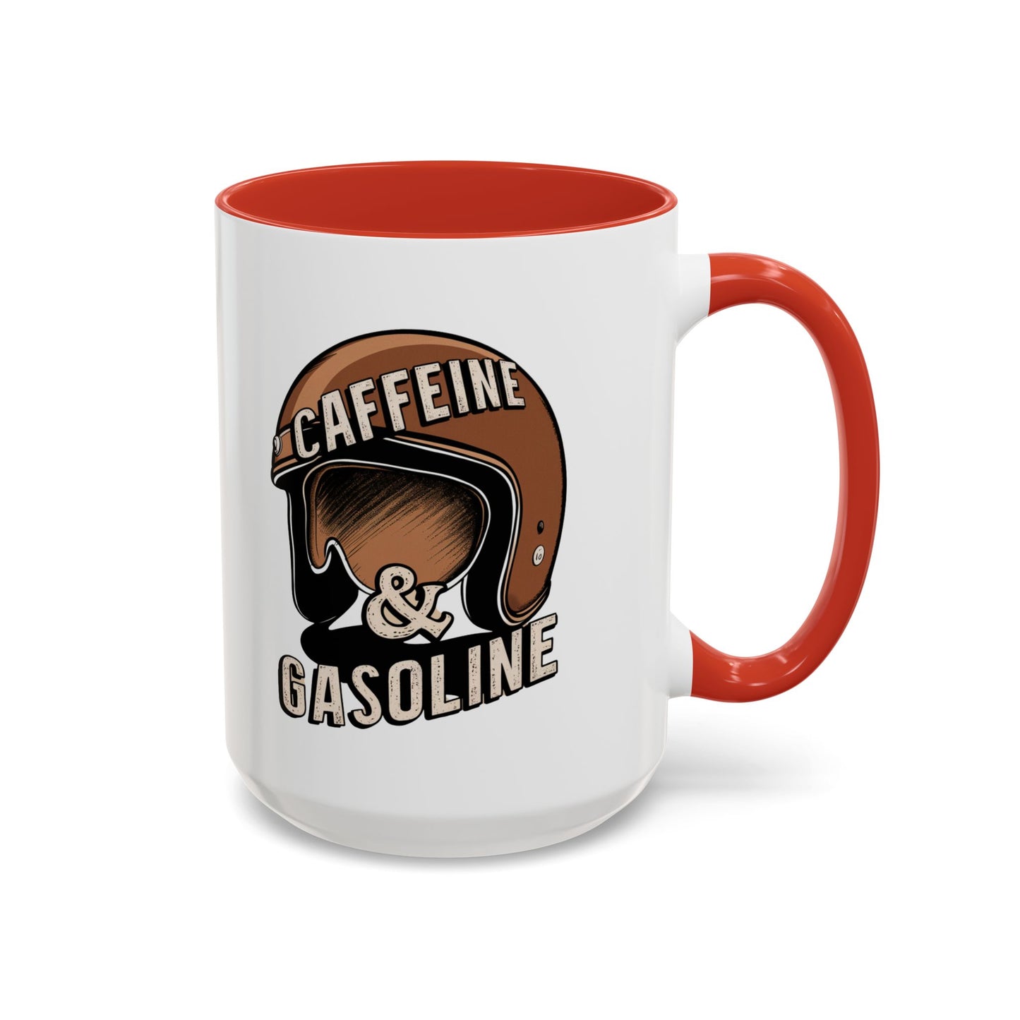 Caffein $ Gasoline Accent Coffee Mug (11, 15oz) - StyleMZ