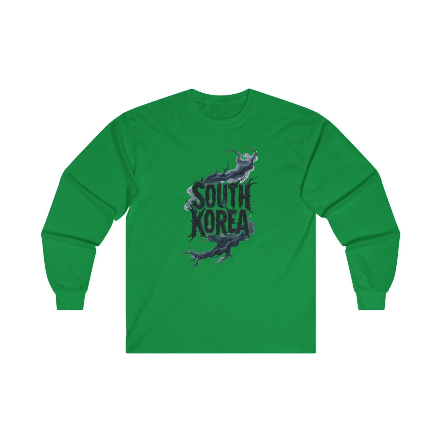 South Korea Unisex Ultra Cotton Long Sleeve Tee - StyleMZ