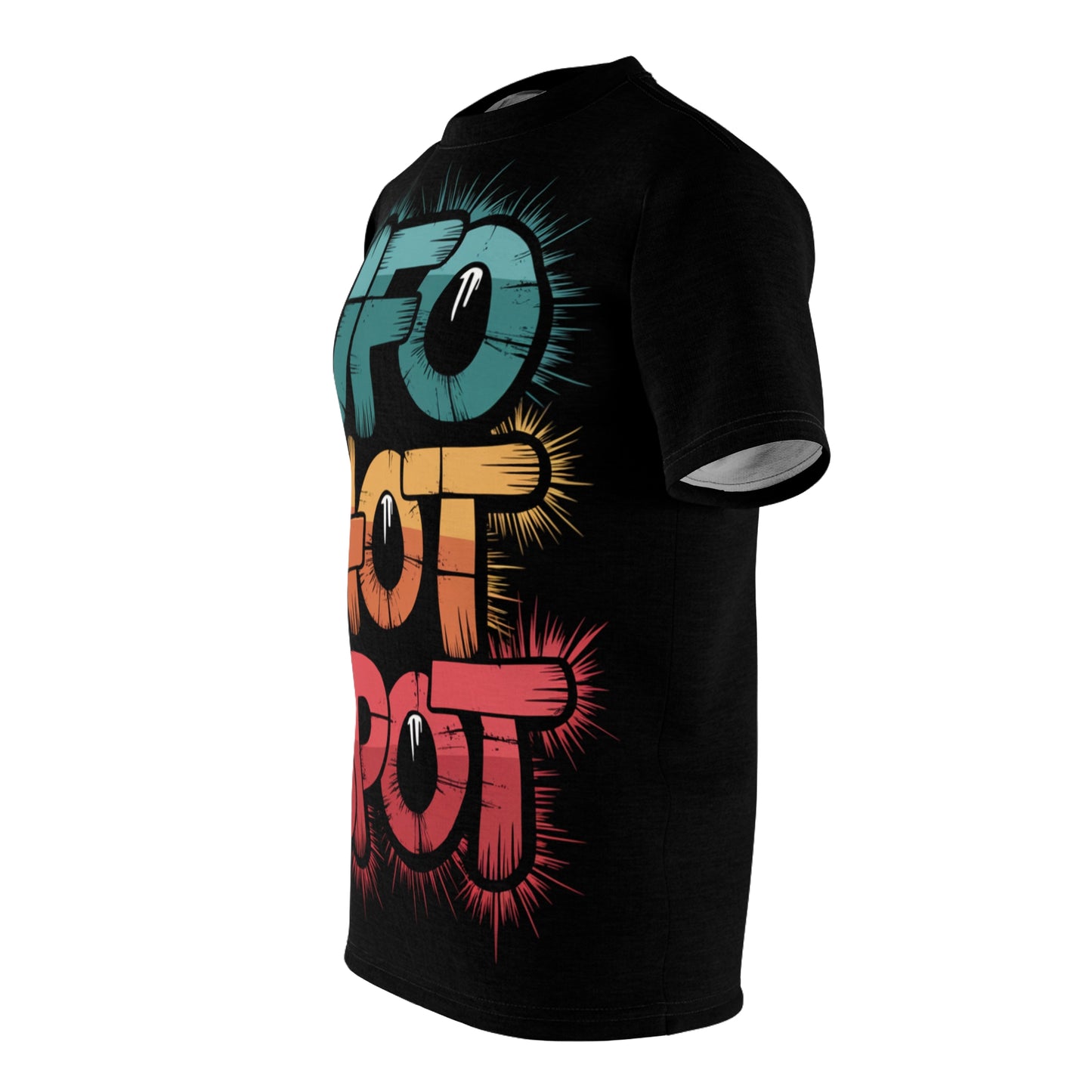 Corea - Camiseta unisex cortada y cosida UFO HOT SPOT (AOP) - StyleMZ 