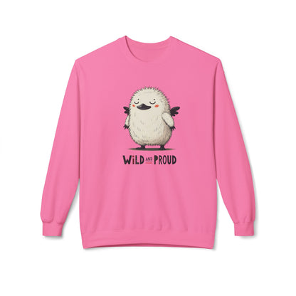 Korea -  Wild and proud Unisex Midweight Softstyle Fleece Crewneck Sweatshirt  - StyleMZ