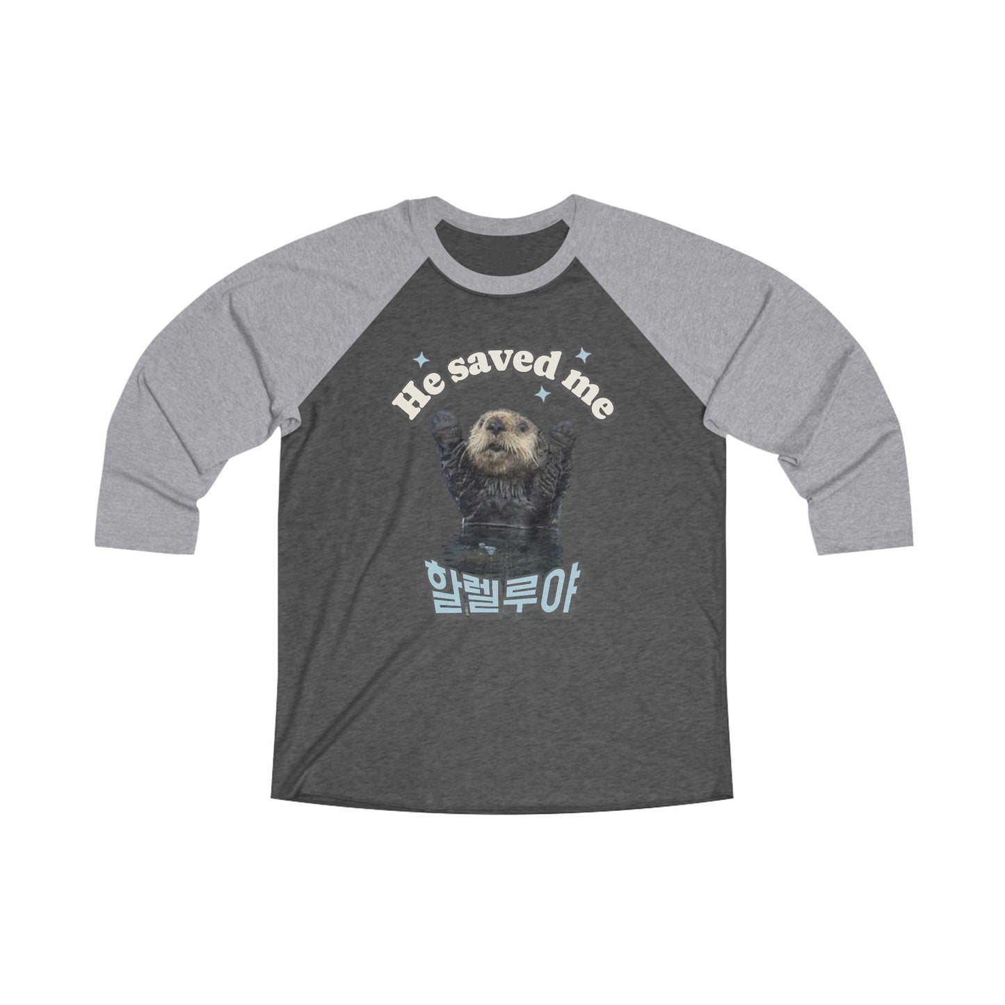 He saved me Unisex Tri-Blend 3\4 Raglan Tee - StyleMZ