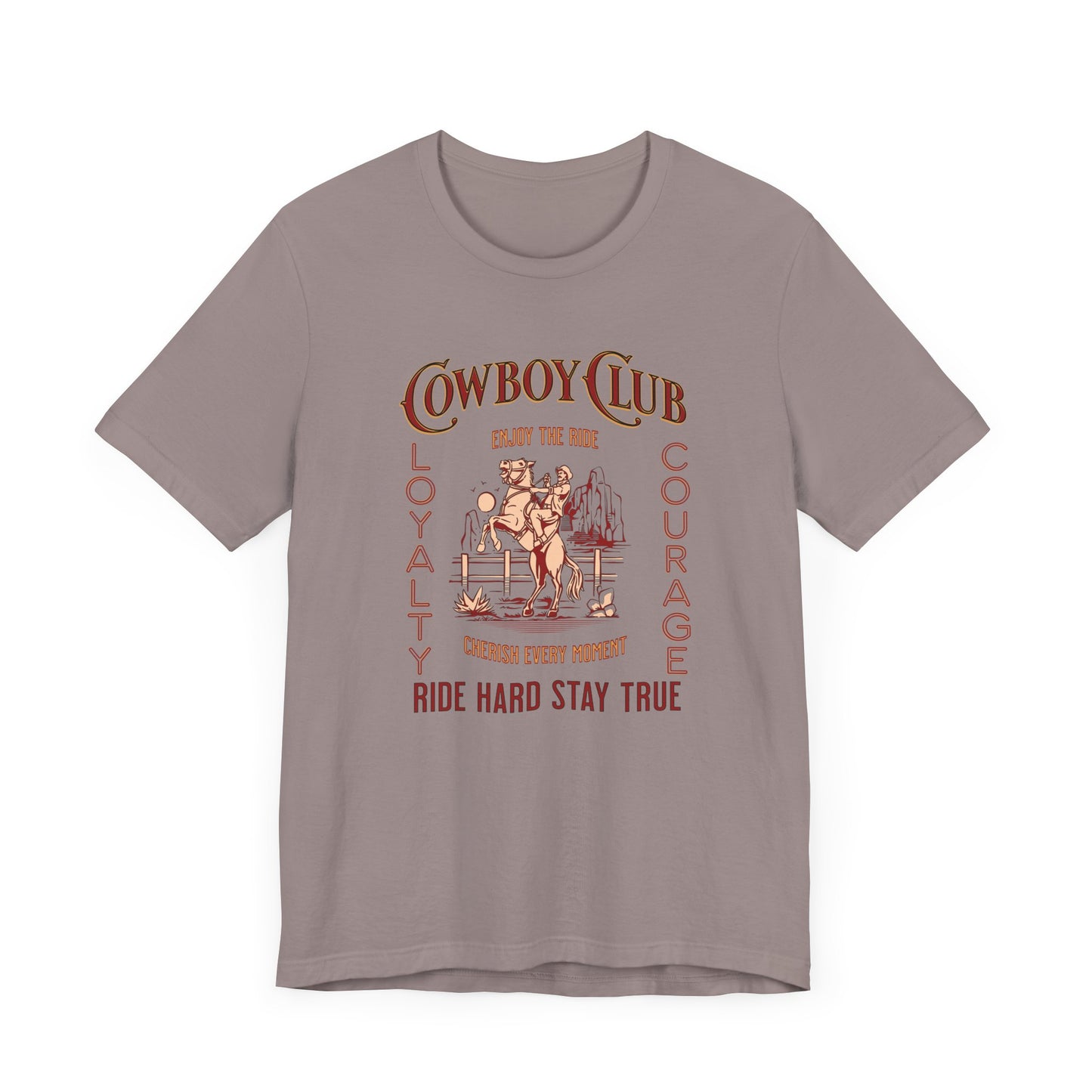 Cowboy club Unisex Jersey Short Sleeve Tee