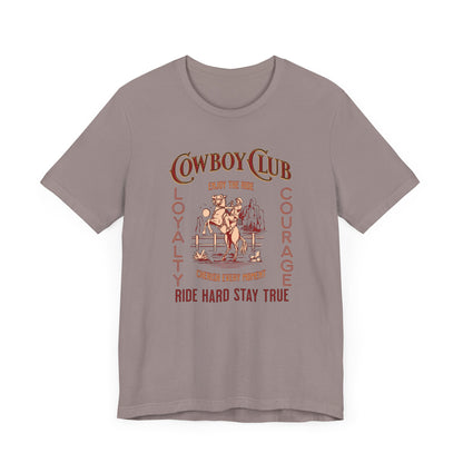 Cowboy club Unisex Jersey Short Sleeve Tee