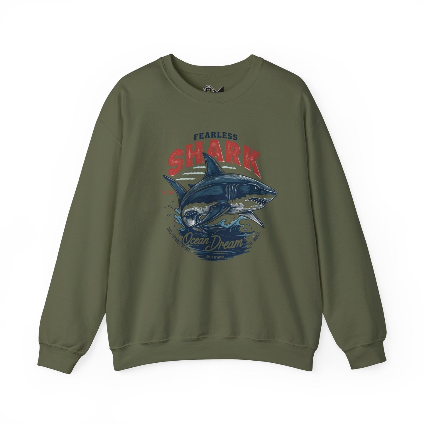 Fearless shark Unisex Heavy Blend™ Crewneck Sweatshirt - StyleMZ