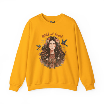 Wild at heart Unisex Heavy Blend™ Crewneck Sweatshirt - StyleMZ