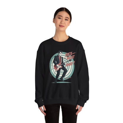 Rock the night Unisex Heavy Blend™ Crewneck Sweatshirt - StyleMZ - Stylemz