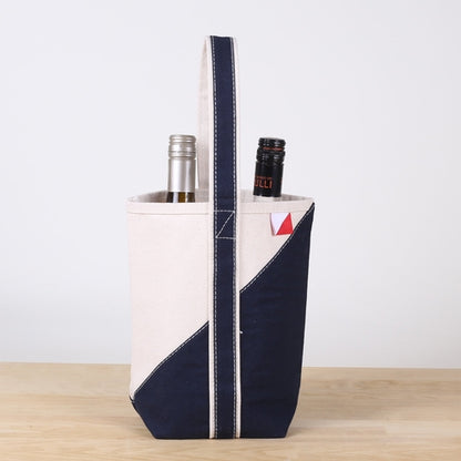 Contemporary Double Wine Tote for Stylish Gifting