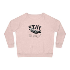 Corea - Sudadera de corte relajado Dazzler para mujer Stay in peace - StyleMZ 