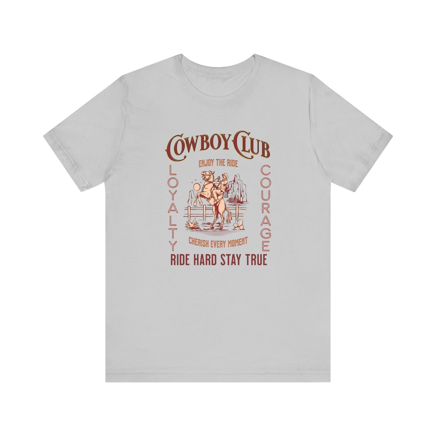 Cowboy club Unisex Jersey Short Sleeve Tee