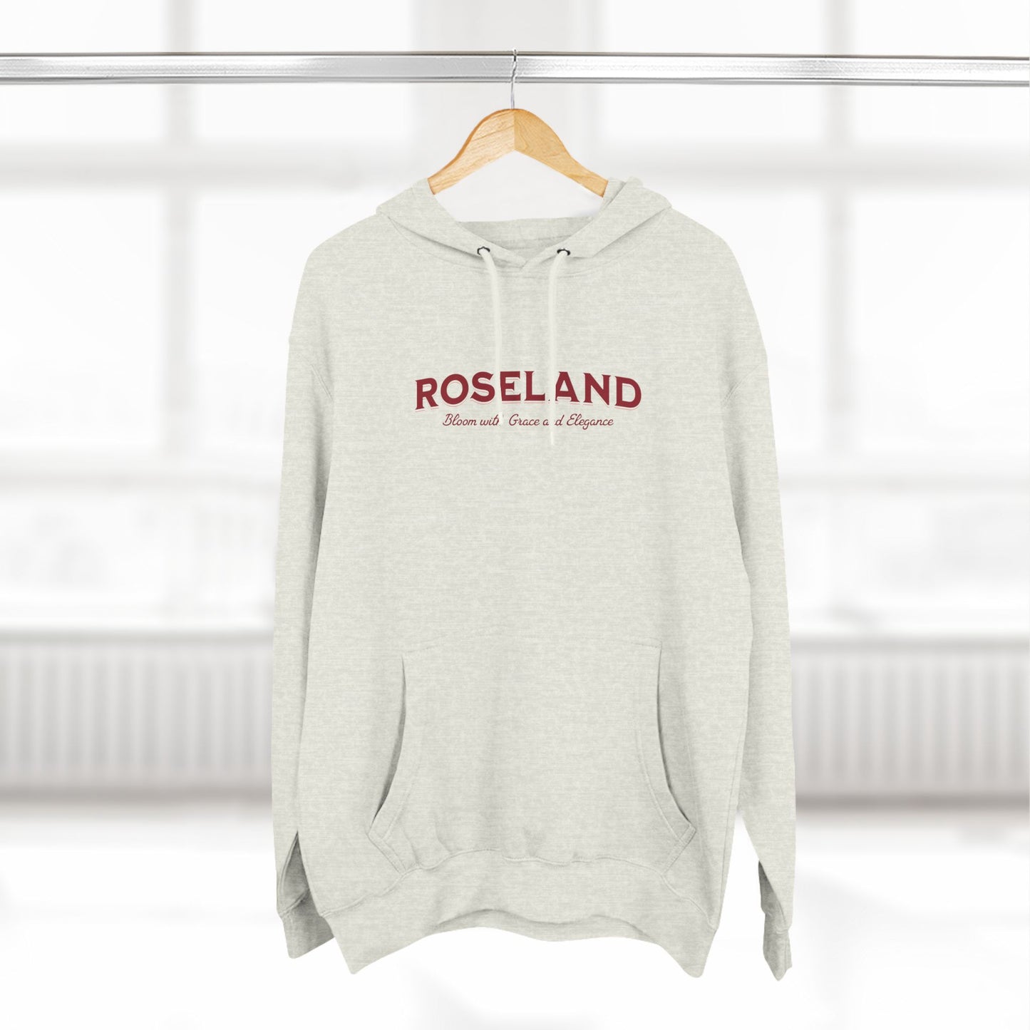 Roseland Three-Panel Fleece Hoodie - StyleMZ