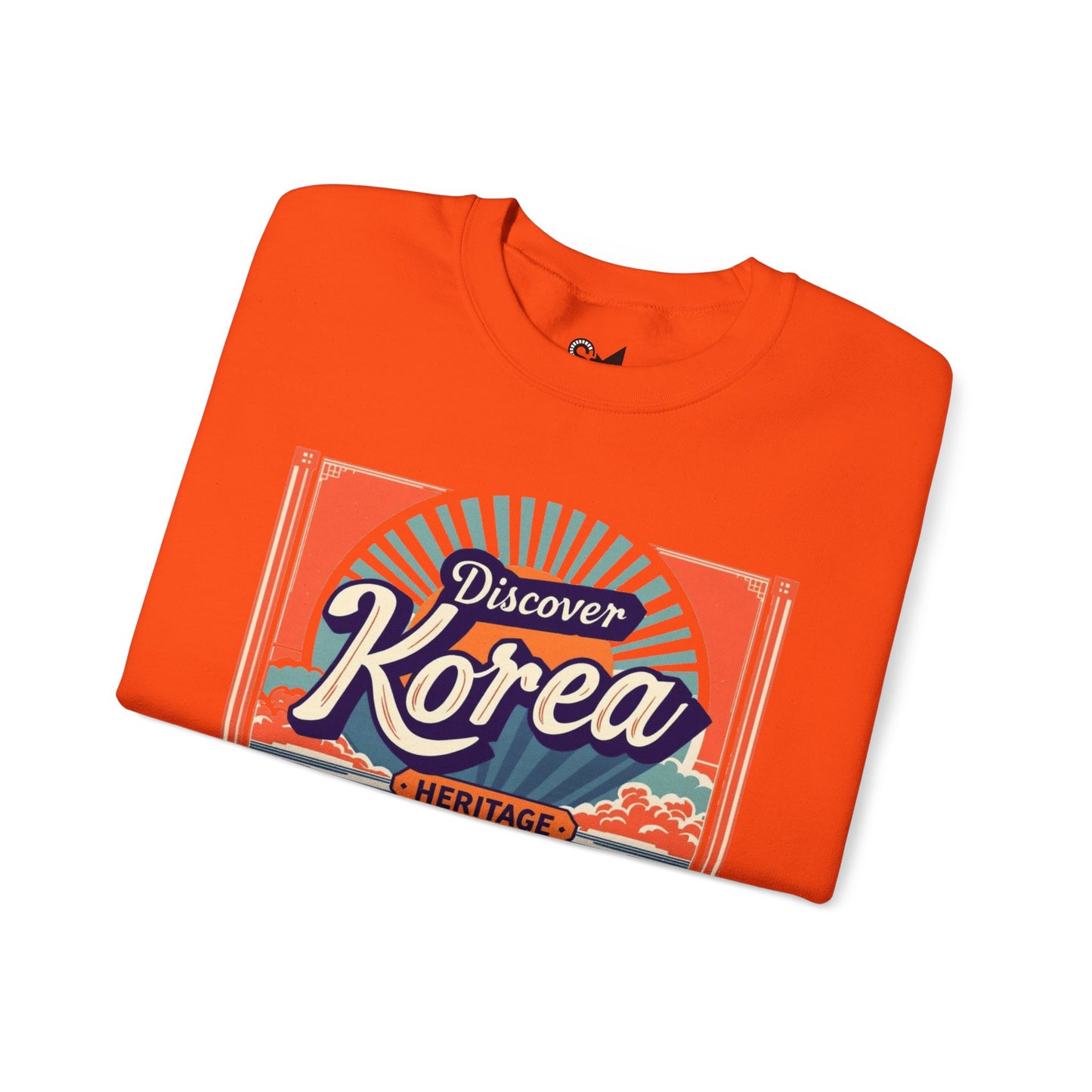 Discover Korea heritage Unisex Heavy Blend™ Crewneck Sweatshirt - StyleMZ